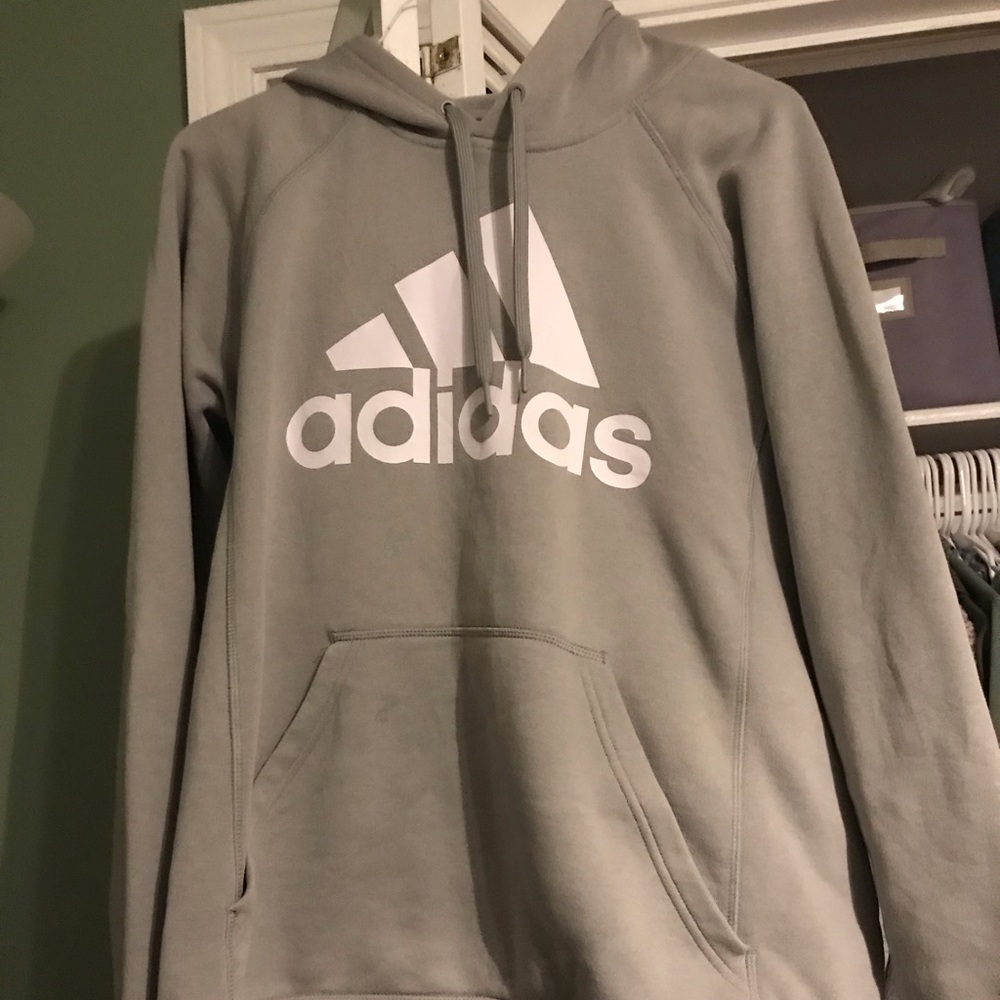 Light grey ADIDAS sweatshirt